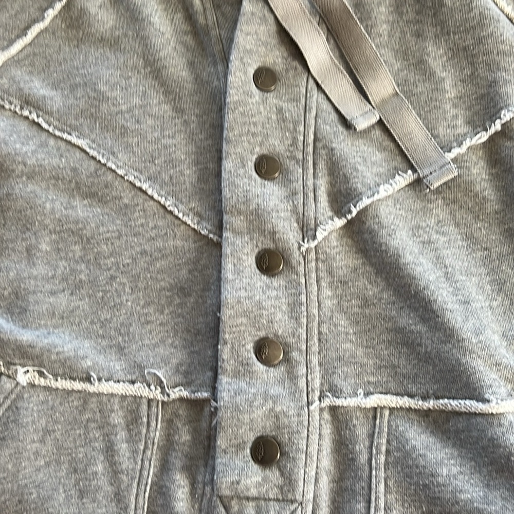 Free People Movement Size S Current Mood Onesie Grey - Picture 6 of 9